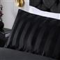 OHS Velvet Stripe Duvet Cover with Pillowcase Cosy Bedding Set