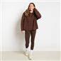 OHS Half Zip Hoodie Plain Thermal Teddy Fleece Winter Jumper Pullover Sweatshirt