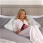 OHS Fluffy V-Shaped Pillow Filled Cushion Body Neck Support Orthopaedic