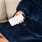 OHS Electric Heated Oversized Hoodie Blanket with Sleeves Wearable Sherpa Giant