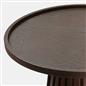 OHS Ivy Side Table Slatted Engineered Wood Living Room Bedroom Bedside