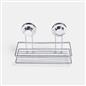 OHS Suction Shower Caddy Organiser Wall Mounted Bathroom Shelf Rust Resistant