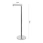 Free Standing Toilet Roll Holder Space Saving Storage Bathroom Loo Roll Frame
