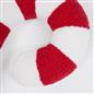 Sofa Cushion Candy Cane Xmas Festive Filled Plump Plush Soft Fleece Home Decor