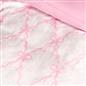 OHS Bow Lattice Throw Ultra Soft Blanket Flannel Fleece Lightweight Bedspread
