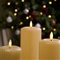 OHS Flameless LED Candles Set of 3 Christmas Wedding Party Decorative Lights
