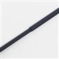 OHS 120-200cm Curtain Pole Extendable Metal 16mm Ball Trumpet Twist Finnials