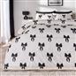 OHS Bows 10.5 Tog Coverless Duvet with Pillowcase Winter Warm Bedding Set