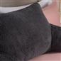 OHS Teddy Fleece Reading Pillow Cuddle Cushion with Arms Lumbar Bed Chair