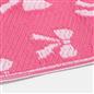 OHS Bows Print Garden Rug Outdoor Waterproof Area Mat Patio Decor