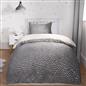Star Fleece Duvet Cover Bedding Set Metallic Foil Pillowcase Quilt Single Double