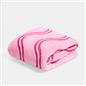 OHS Waves Throw Tufted Teddy Fleece Blanket Winter Soft Warm Bedspread