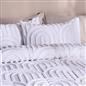 OHS Tufted Arches Coverless Duvet & Pillowcase 7.5 Tog Bedding Set