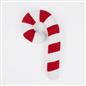 Sofa Cushion Candy Cane Xmas Festive Filled Plump Plush Soft Fleece Home Decor