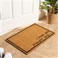 OHS Slogan Welcome Doormat Natural Non Slip Indoor Outdoor Coir Door Mat Rug