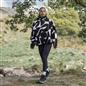 OHS Half Zip Hoodie Geometric Print Teddy Fleece Jumper Pullover Sweatshirt