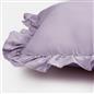 OHS Frill Cushion Covers Faux Linen Soft Square Pillowcases Home Decor Multipack