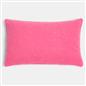 OHS Slogan Scatter Pillow Love You Bye Boucle Decor Filled Cushion Back Support