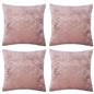 Velvet Cushion Covers Metallic Luxury Geometric Set of 2 or 4 Sofa Chair Inserts
