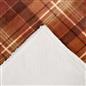 OHS Tartan Throw Sherpa Fleece Plush Flannel Blanket Warm Xmas Soft Bedspread