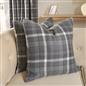 Woven Check Cushion Covers Tartan Pack of 2/4 Filled Case Pad Set 18