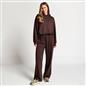 OHS Bubble Hem Co-Ord Set Hoodie Drawstring Relaxed Joggers Tracksuit Loungewear