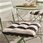 OHS Seat Pads 2 Water Resistant Outdoor Cushions Garden Chair Covers Ties