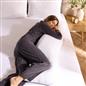 OHS Pregnancy Bolster Pillow Soft Microfibre Back Support Maternity Bed Cushion