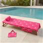 OHS Bows Beach Bolster Travel Cushion Neck Support Filled Pillow