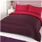Brentfords Plain Navy Duvet Cover with Pillowcase Reversible Blue Bedding Set