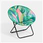 OHS Moon Camping Chair Round Folding Outdoor Garden Portable Seat