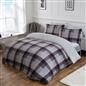 Dreamscene Check Teddy Fleece Duvet Cover with Pillowcase Thermal Bedding Set UK