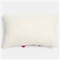 OHS Bow Wrapped Cushion Boucle Gift Decorative Novelty Filled Scatter Pillow