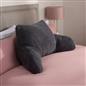 OHS Teddy Fleece Reading Pillow Cuddle Cushion with Arms Lumbar Bed Chair