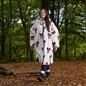 OHS Bows Print Drying Changing Robe Sherpa Lined Water Resistant Oversized Coat