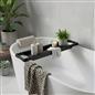 OHS Bamboo Bath Tub Rack Storage Bathroom Caddy Shelf Tray Soap Holder Tidy Unit