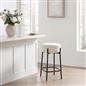 OHS Boucle Bar Stool Kitchen Chair Breakfast Pub Seat Home Decor