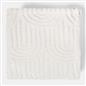 OHS Tufted Arches Throw Teddy Fleece Blanket Winter Soft Warm Bedspread