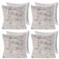 Cushion Covers Faux Fur Fleece Pack of 2/4 Filled Case Pad Two Tone Home Decor