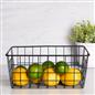 Wire Storage Basket Organiser Tidy Clothing Towel Holder Space Saving Solution