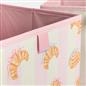 OHS Kids Storage Box Cube Printed Folding 2 Pack Space Saving Shoe Toy Organiser