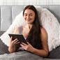 OHS Fluffy V-Shaped Pillow Filled Cushion Body Neck Support Orthopaedic