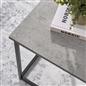 OHS Coffee Table Marble Bedside End Living Room Modern Metal Frame Home Decor