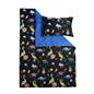 Space Duvet Cover Bedding Set Kids Pillowcases Dinosaur Soft Reversible Quilt