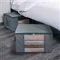 Large Underbed Storage Bags 2 Pack Clothes Shoes Organiser Folding Zipped Cube