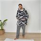 Dreamscene Camo Oversized Hoodie Blanket Giant Hiking Wearable Sherpa Sweatshirt
