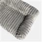 OHS Ribbed Pet Bed Sofa Soft Fleece Dog Cat Washable Anti Anxiety Cushion Mat