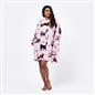 OHS Pet Print Loungewear Set Hoodie Blanket Sherpa Lined Fleece Winter Nightwear