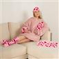 OHS Hot Water Bottle Gift Set Winter Warm Socks Eye Mask Scrunchie