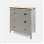 OHS Chicago Bedside Table 2/3 Drawer Hallway Cabinet Nightstand Unit Home Decor